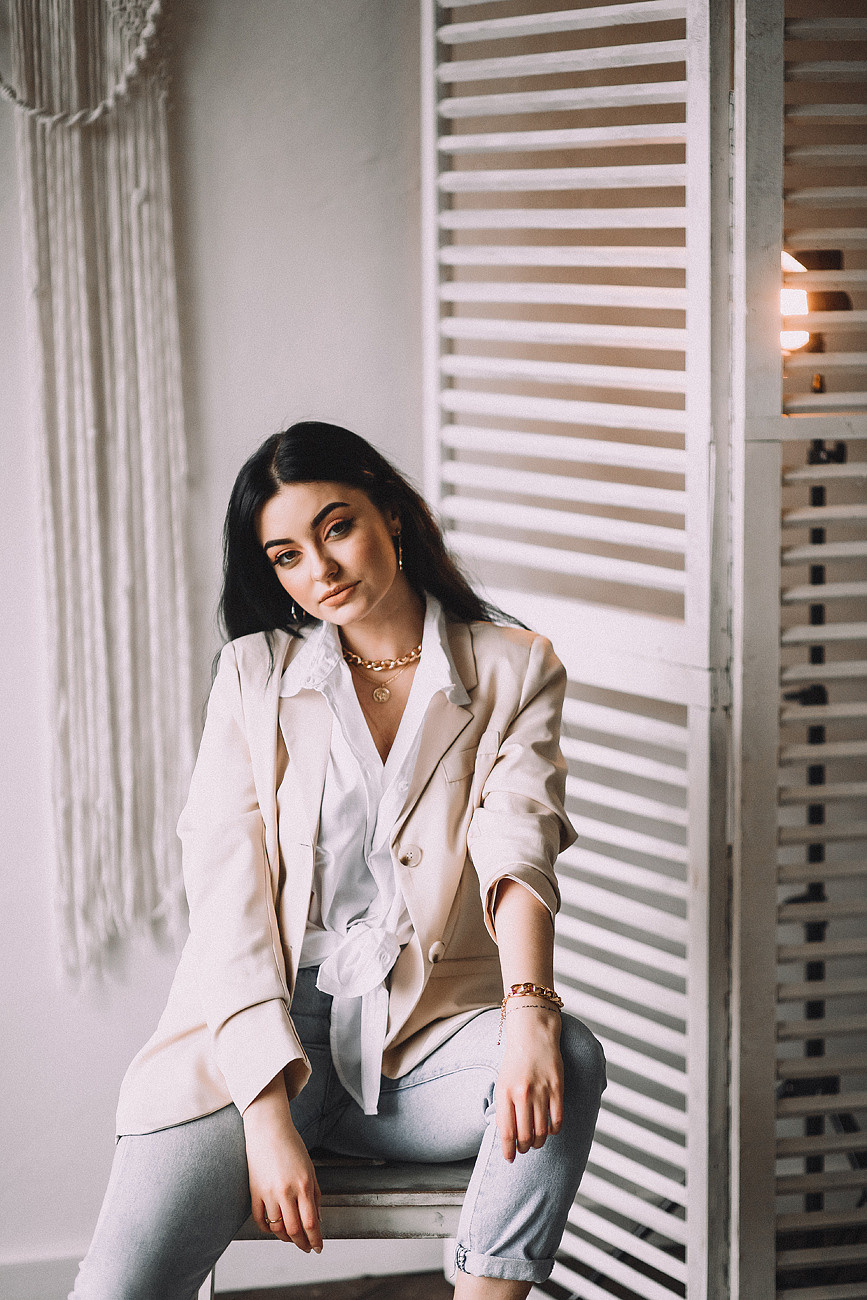 Портрет в студии. Катя. Свадебный и семейный фотограф Москва Екатерина Верижникова