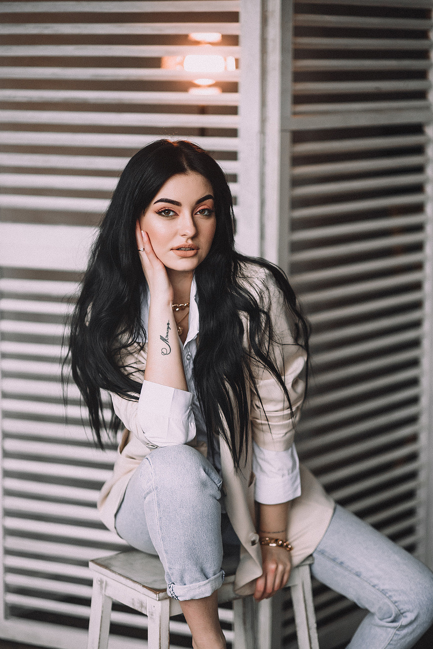 Портрет в студии. Катя. Свадебный и семейный фотограф Москва Екатерина Верижникова