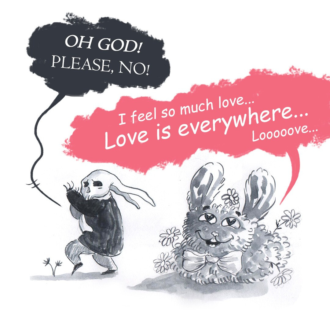 Positive Thinking (мини-комикс). Мира (жы!) и Наваждения