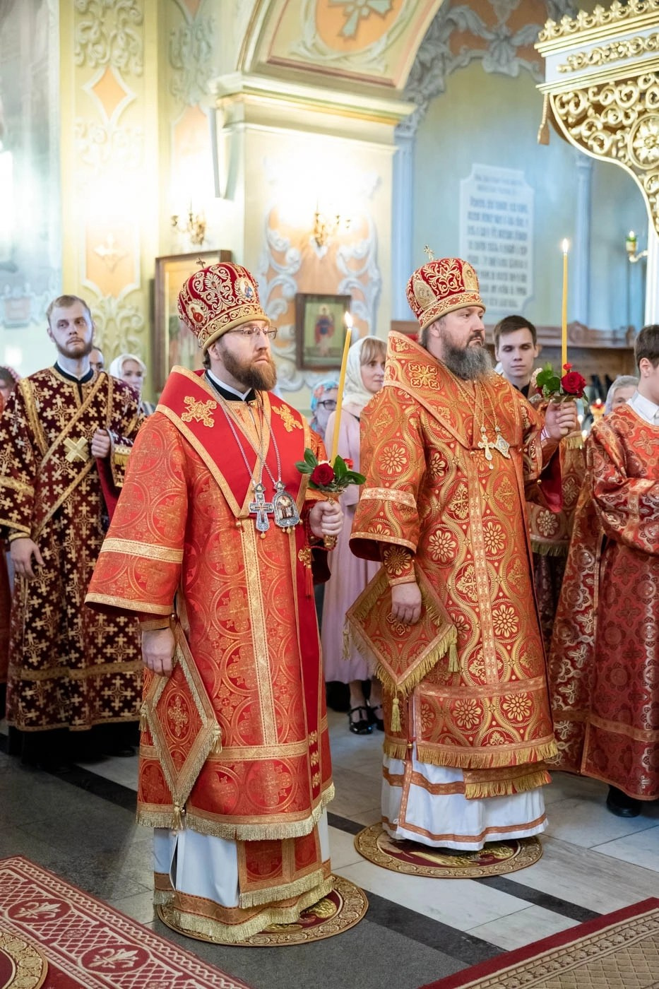 В КАНУН СОБОРА САРАТОВСКИХ СВЯТЫХ СОВЕРШЕНО СОБОРНОЕ АРХИЕРЕЙСКОЕ БОГОСЛУЖЕНИЕ. Саратовское Северо-Западное благочиние
