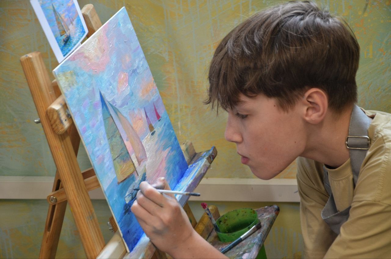 Зов моря. Мастер-классы ● Изостудия «Мы рисуем!» ● Южное Бутово, Москва