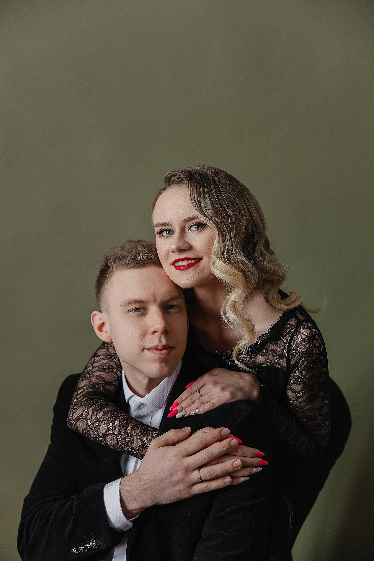 Love story в студии. Фотограф Олеся Жомер