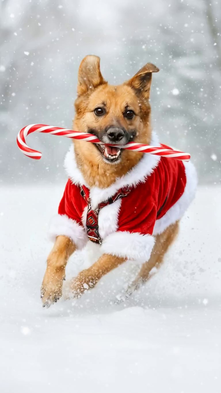 Новогодние питомцы. Художник Варвара Форс