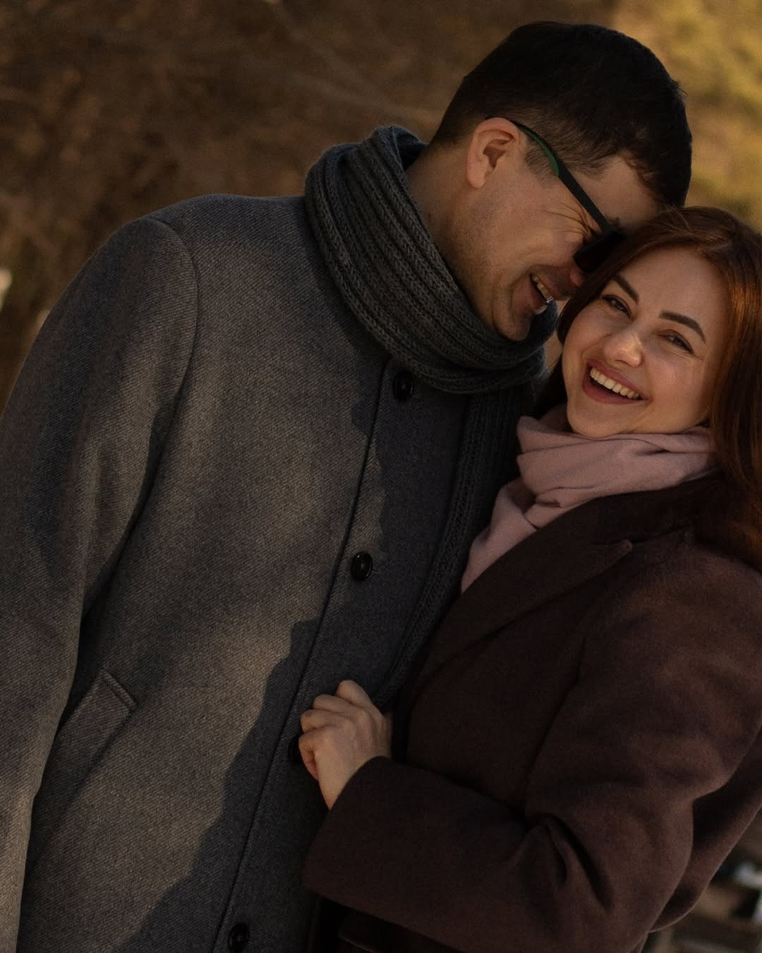 Фотосессия Love Story в Новосибирске, искренние эмоции пары