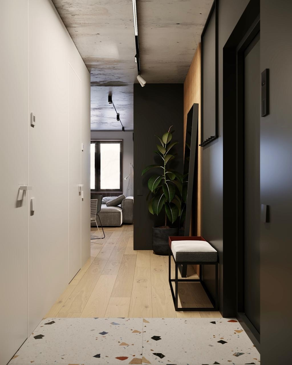 ЖК Восточное Бутово 65 кв. м. Студия дизайна интерьера в Москве Калараш Александр