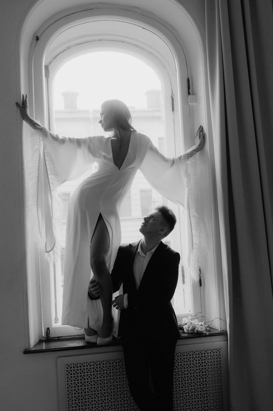 За окном питерские крыши