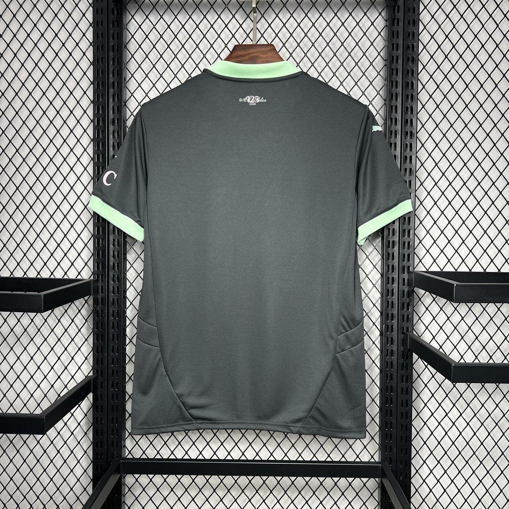 Серая футболка AC Milan 2024-2025 купить. Футбольный магазин — ssw_magazin