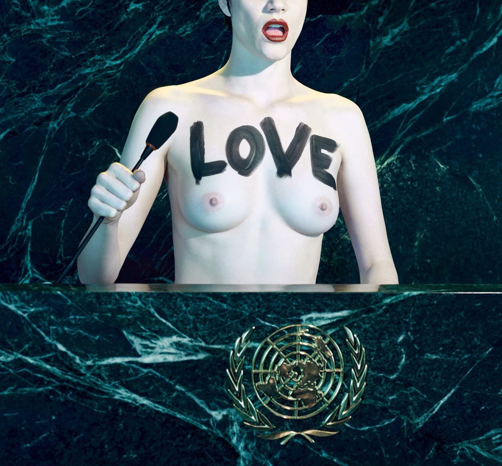 концептуальная фотография Пола Куруча с яркой стилистикой