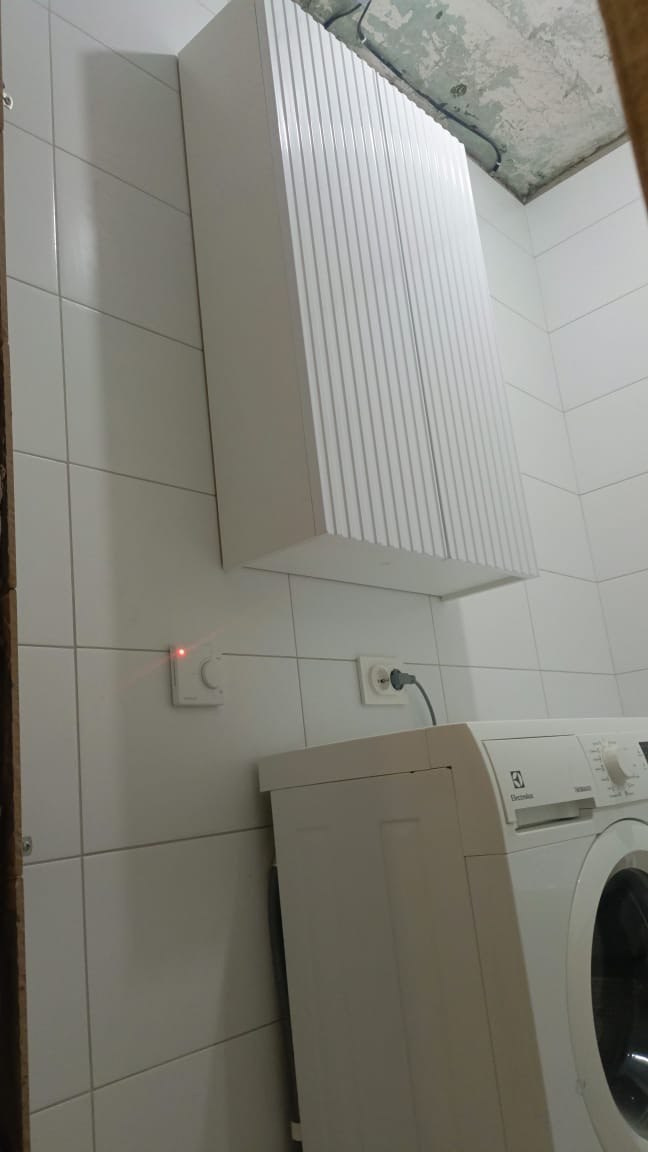 Ванная комната (ул. Карима Тинчурина д. 7). Ремонт санузла, туалета, ванной под ключ в Казани. Укладка плитки