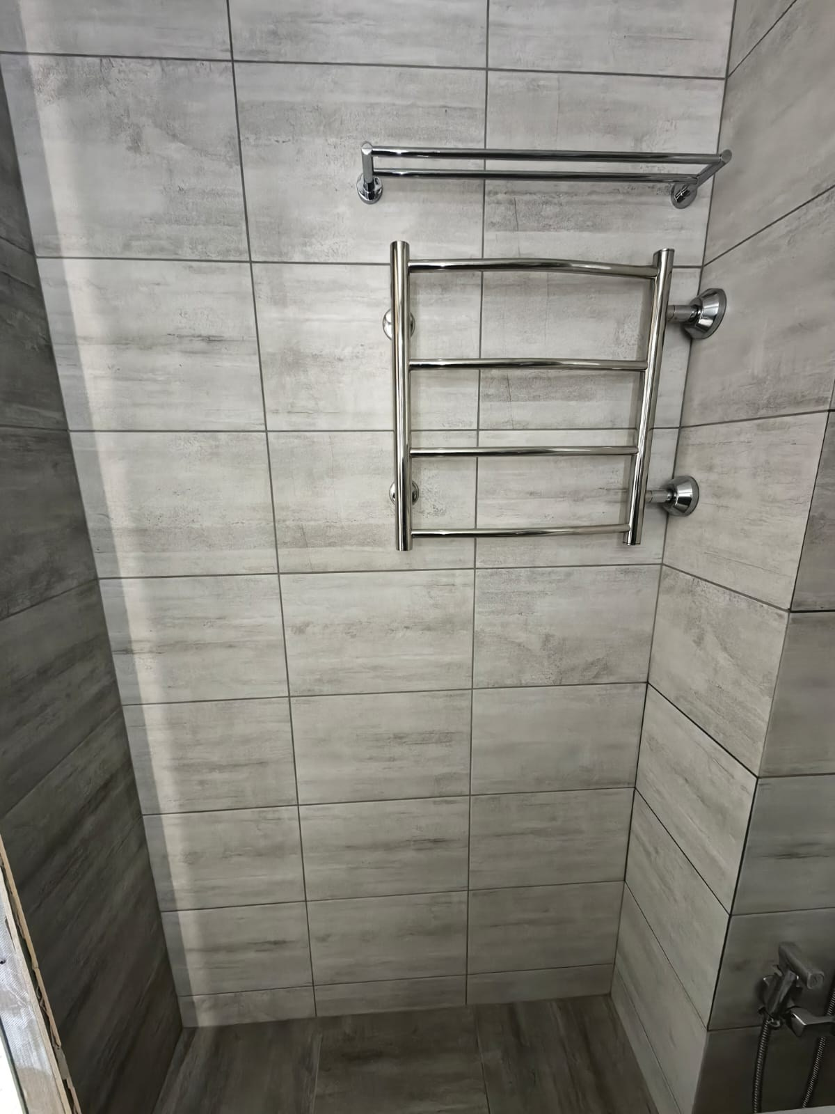 Ванная комната (ул. Чистопольская д. 53). Ремонт санузла, туалета, ванной под ключ в Казани. Укладка плитки