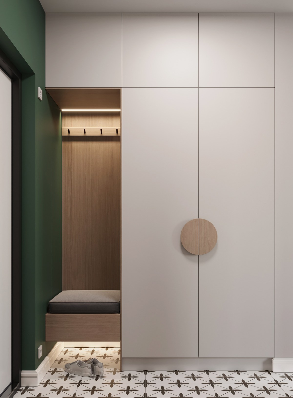 Визуализация квартиры в районе Царицыно. Москва. Заказать 3d визуализацию интерьеров — Дарья Веденёва