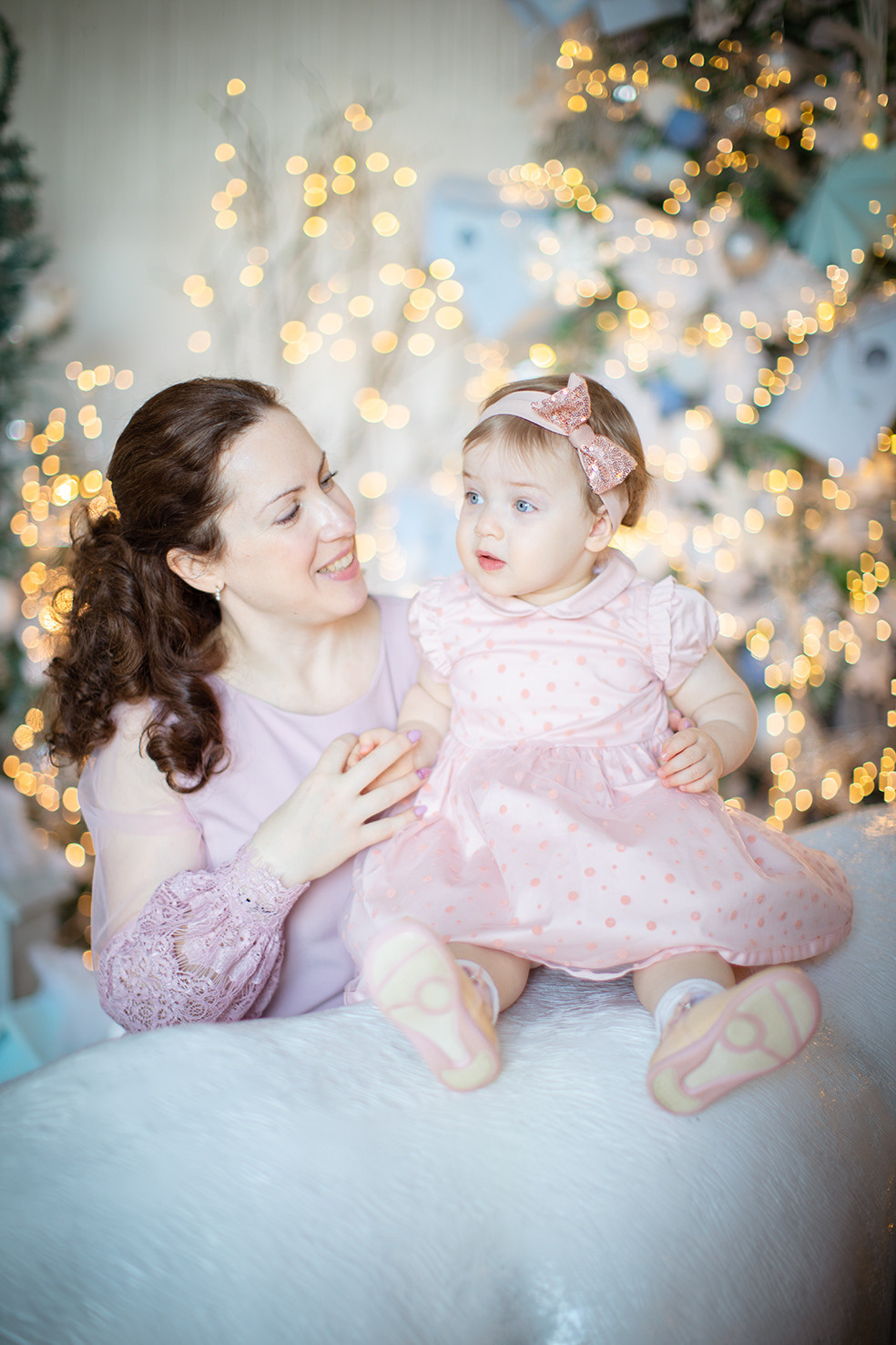 Новогодняя съемка семьи Поповых. Фотограф Наталья Штукина