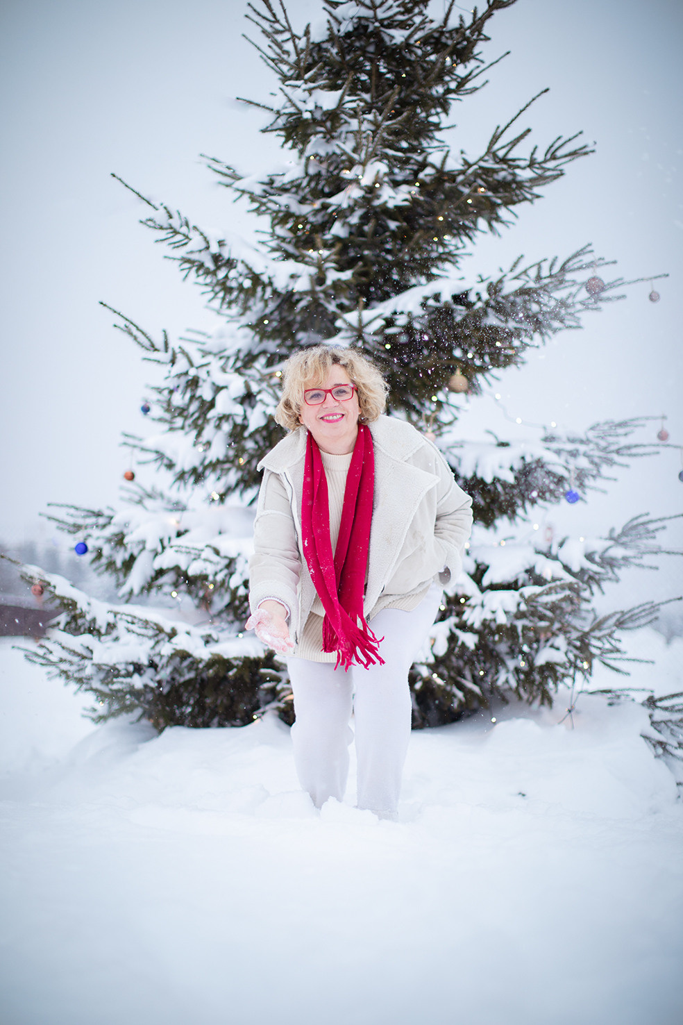 Новогодняя сессия в юрте с кроликом. Фотограф Наталья Штукина