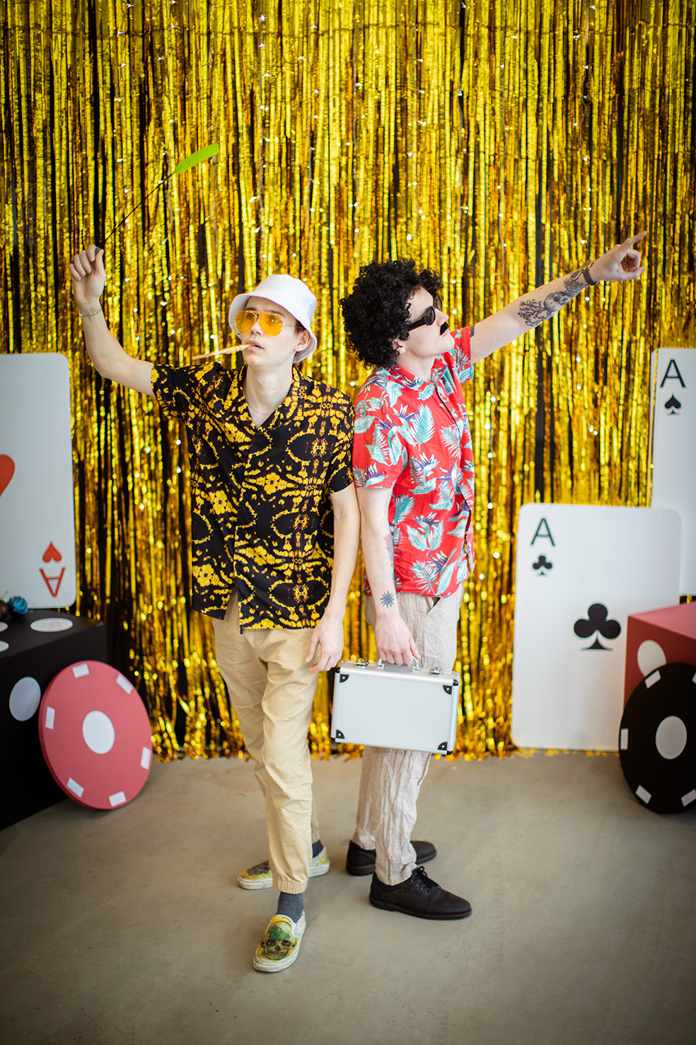 Корпоративная новогодняя фотосессия в стиле «Казино». Фотограф Наталья Штукина