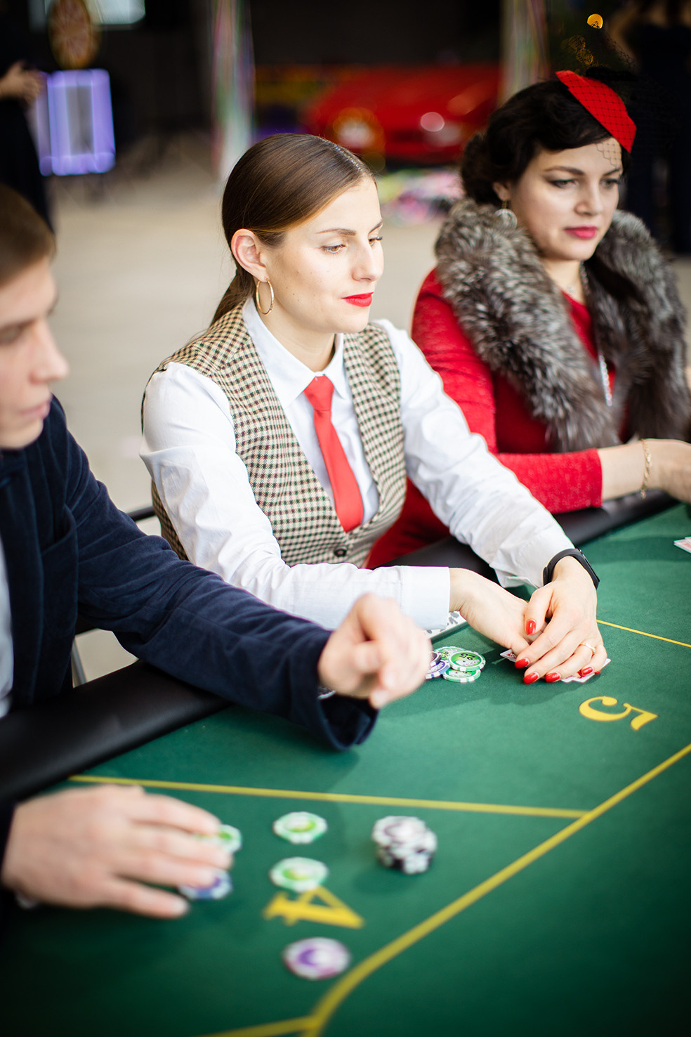 Корпоративная новогодняя фотосессия в стиле «Казино». Фотограф Наталья Штукина