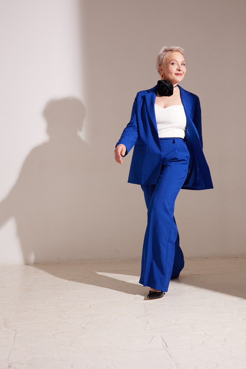 BLUE. Фотомодель