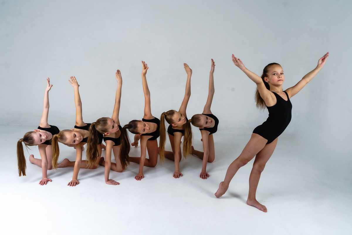 Студийная съемка эстетической гимнастики. Репортажный и семейный фотограф в Санкт-Петербурге Тарас Марченко