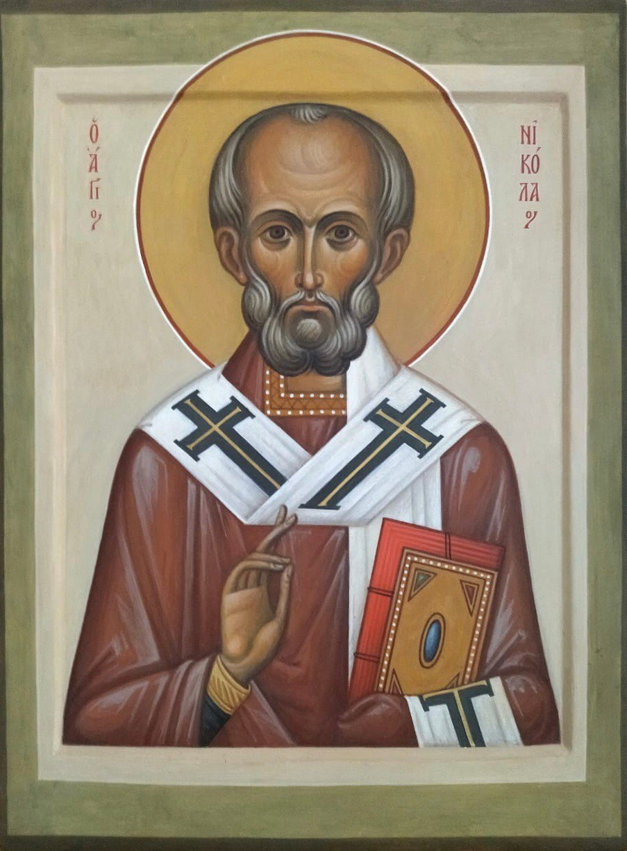 Свт. Николай Чудотворец. Авт. С. Акотчик, прот. Н. Чернышов. МАГДАЛИНА — мастерская церковного искусства