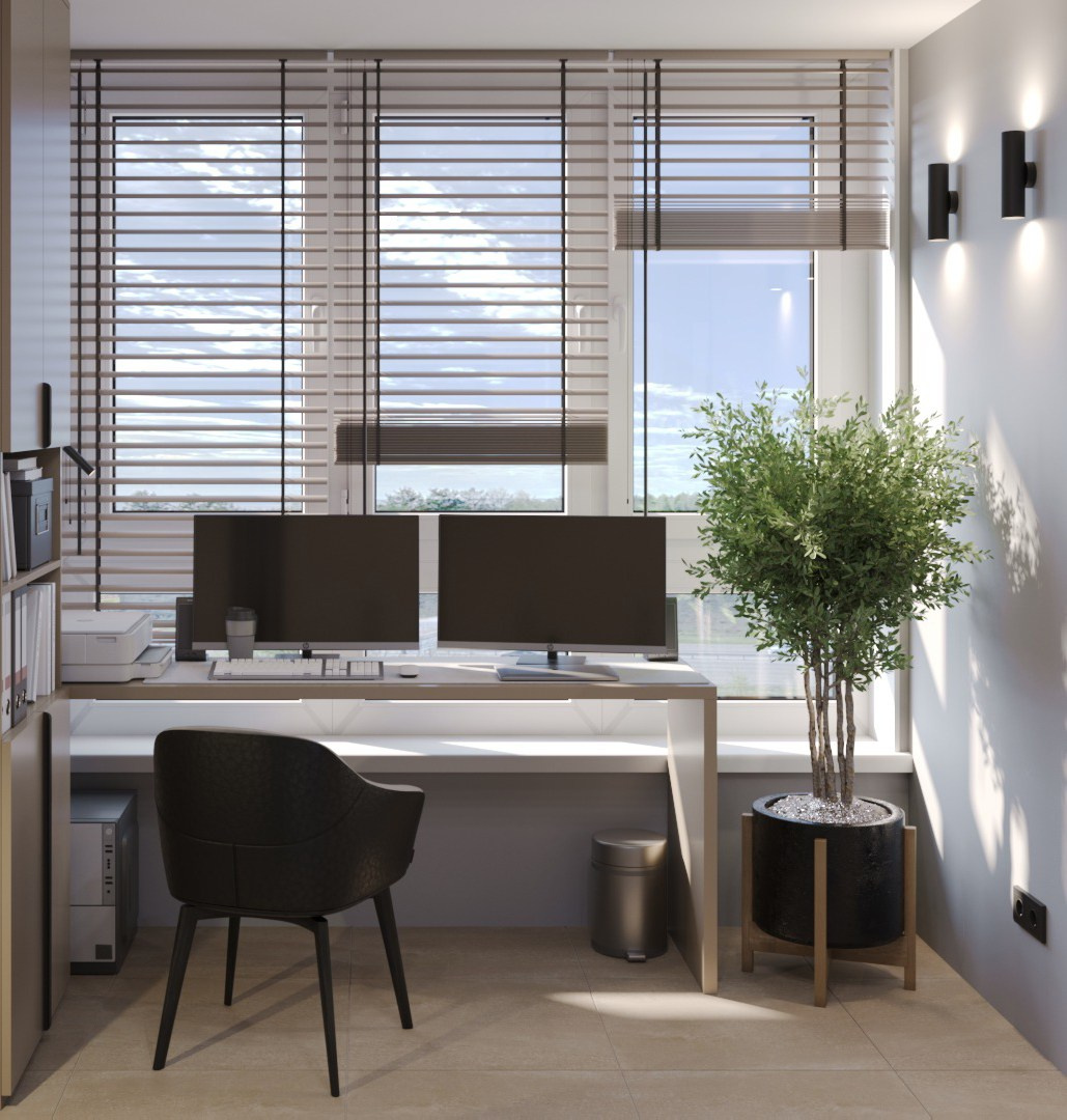 Квартира 54 м² г. Иркутск. ПРОЕКТИРОВАНИЕ ИНТЕРЬЕРОВ И АРХИТЕКТУРНЫХ РЕШЕНИЙ В СТУДИИ SHELOFAST DESIGN