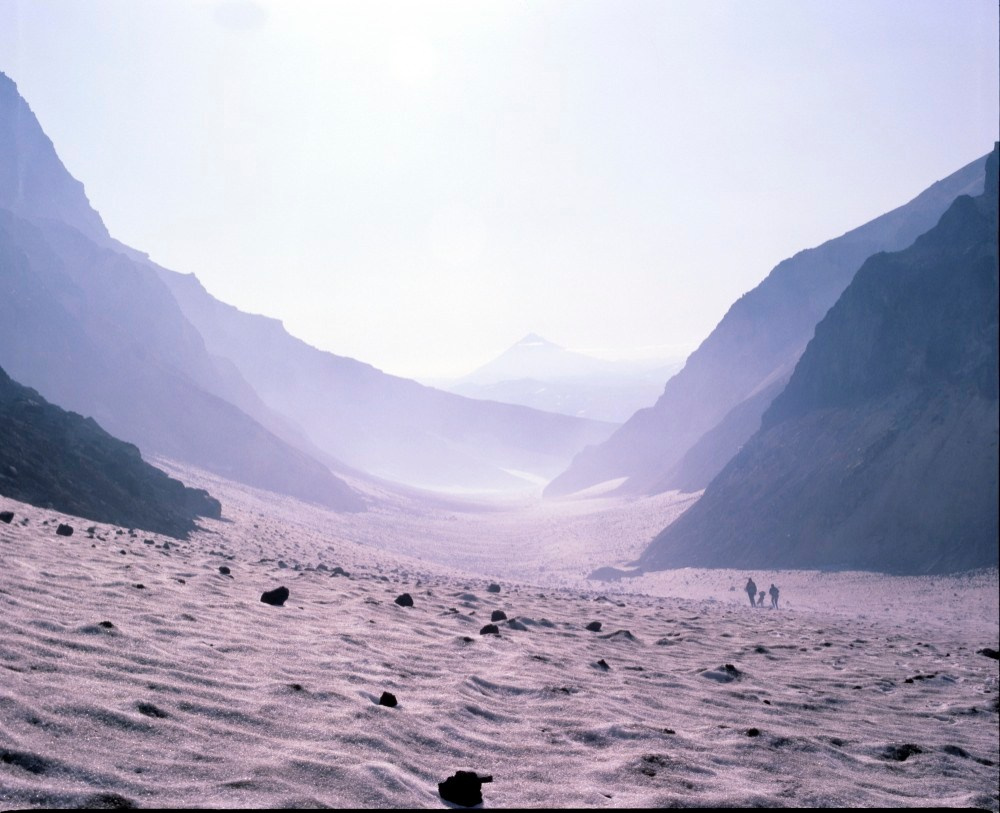Вход в кратер Мутновского вулкана. 1975г.
