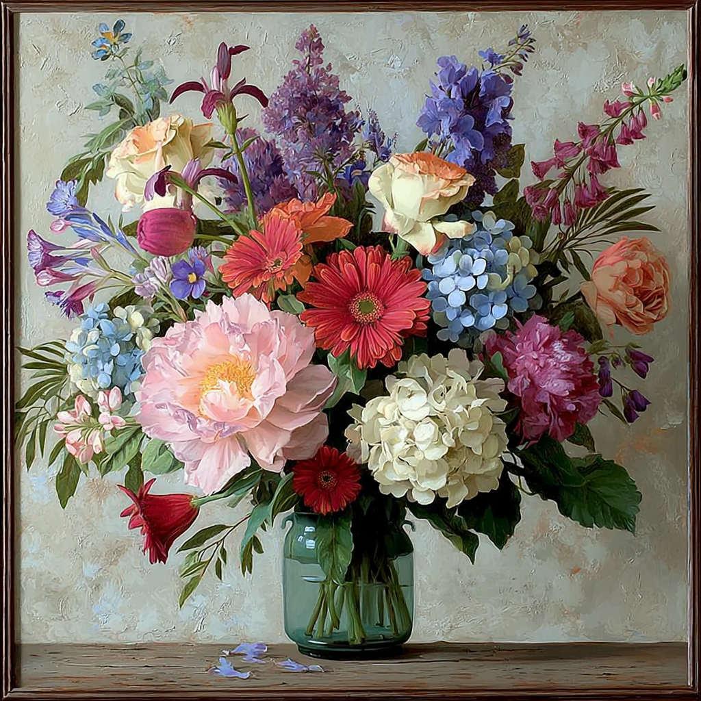 ЦВЕТЫ. Художник Дмитрий Рыжиков