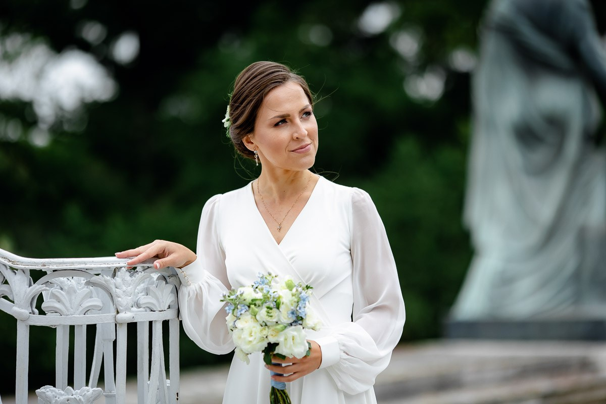 невеста. Екатерининский парк в Пушкине.
