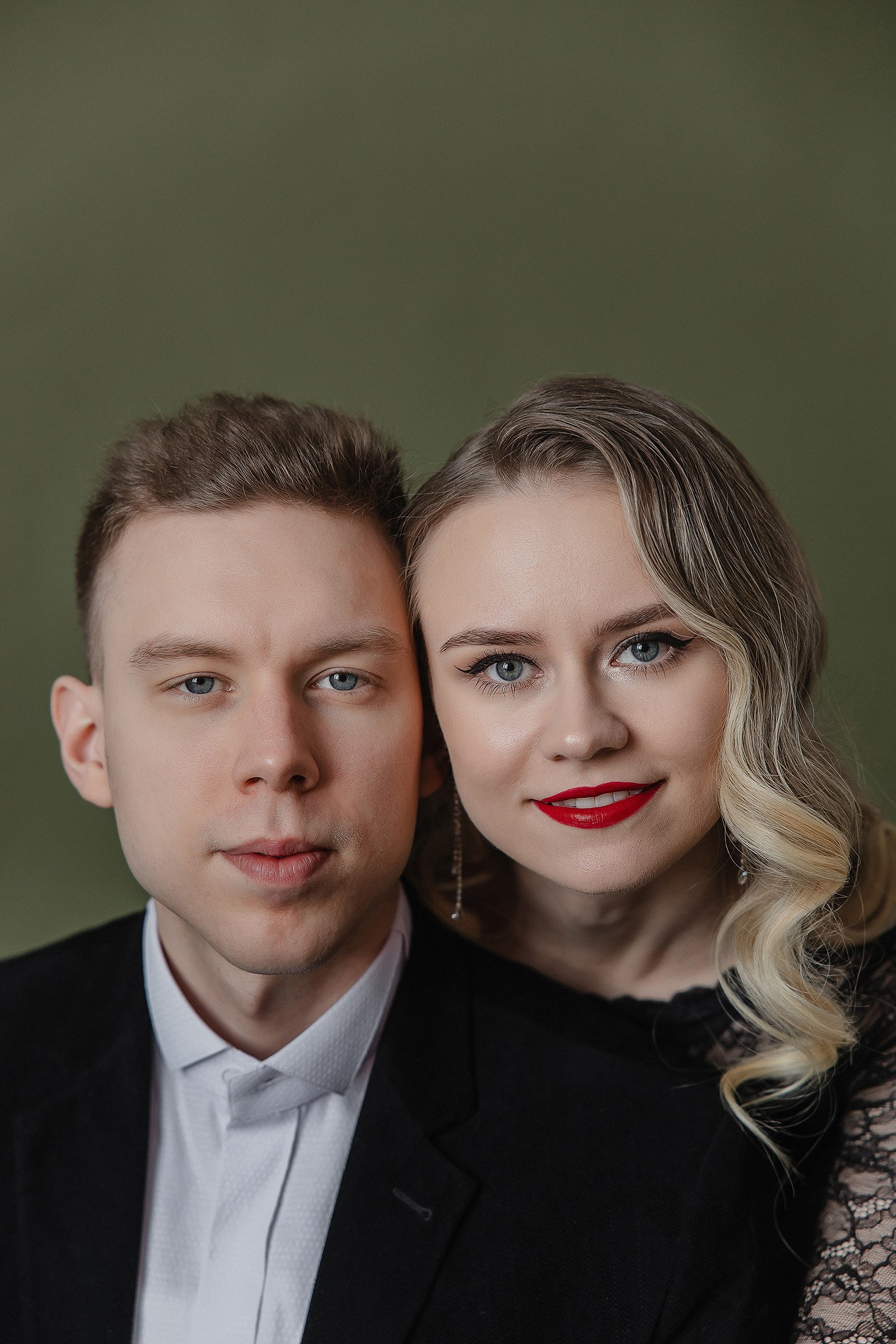 Love story в студии. Фотограф Олеся Жомер