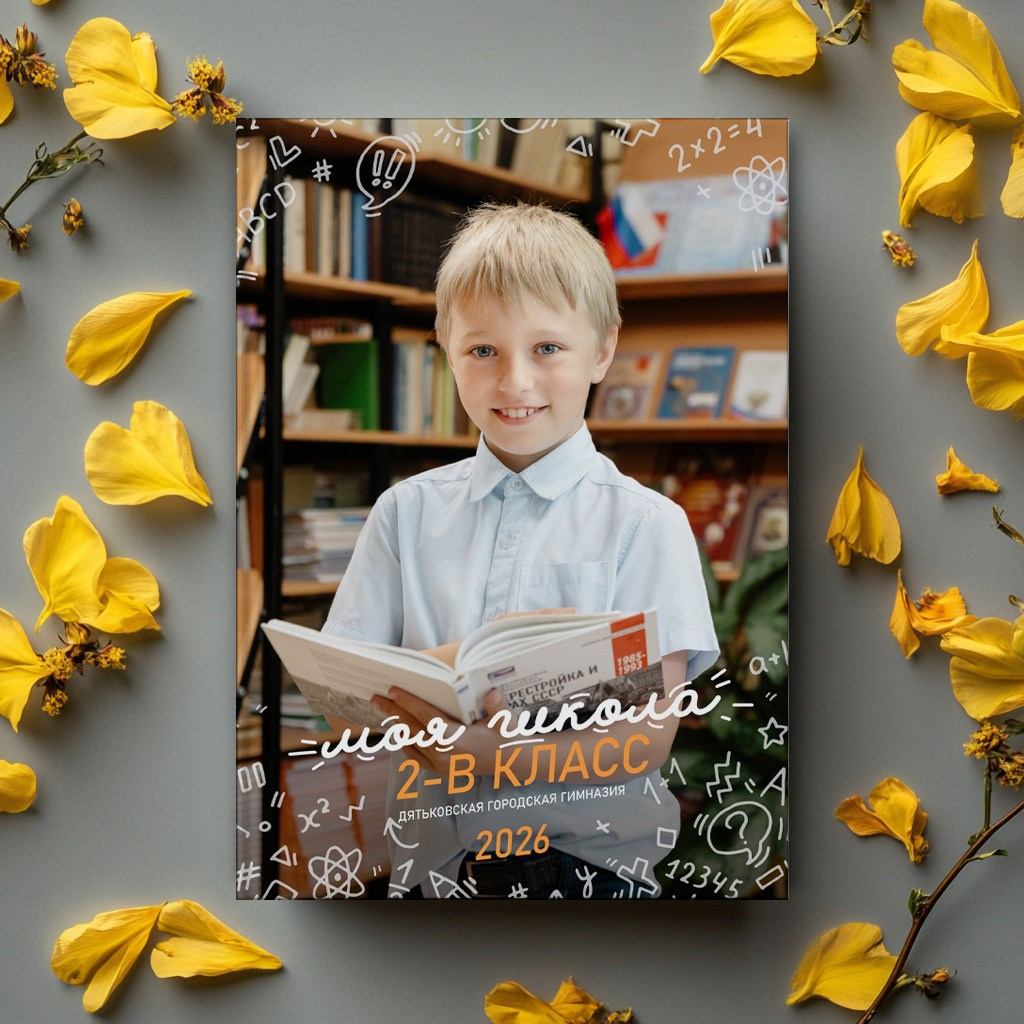 Школьные альбомы. 3 разворота. Ирина Платицына. Выпускные альбомы для школы и детского сада. Брянск, Дятьково