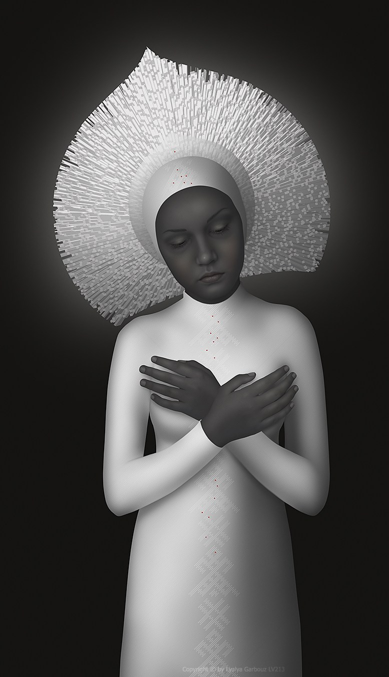 ㄹ7.7 2022-2023, original 90x140 cm, digital print, acrylic + prints of camera jpeg 10x10 cm on 20x30 cm, digital print on archival paper + certificate of authenticity. This work is made to order in a single art piece.