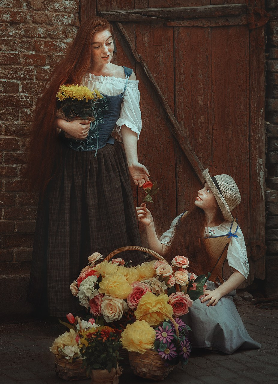 «Цветочницы». Фотограф женского портрета Екатерина Сигат