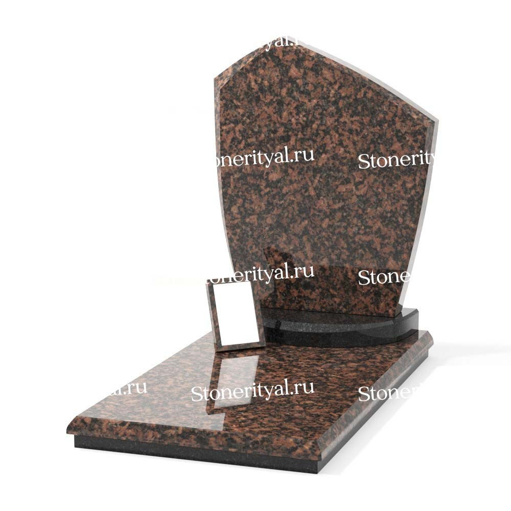 Комбинированные памятники на одного. Изготовление и установка памятников в Москве и МО