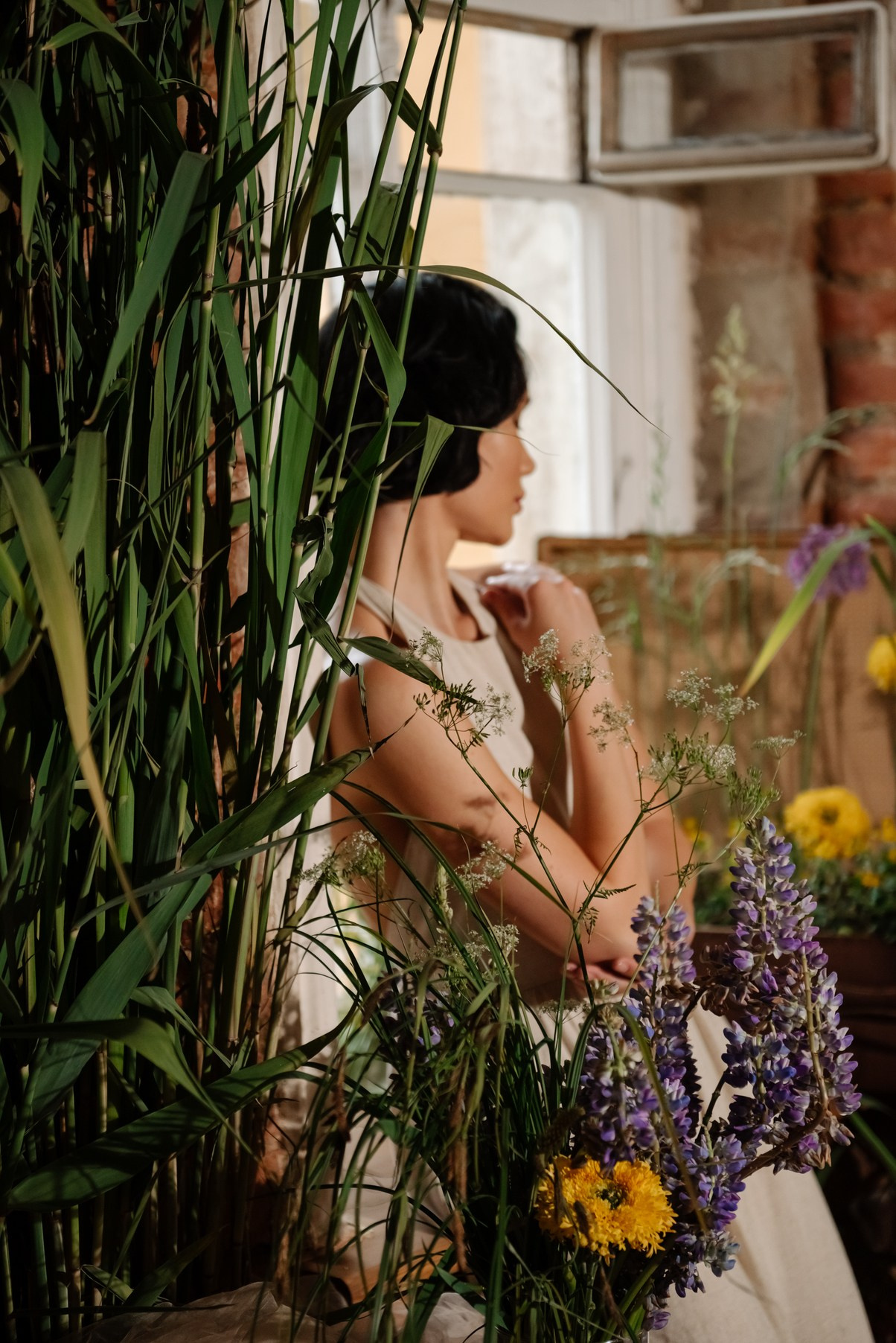 Индивидуальная. С люпинами. Свадебный и сеейный фотограф в Санкт-Петербурге Елена Худякова