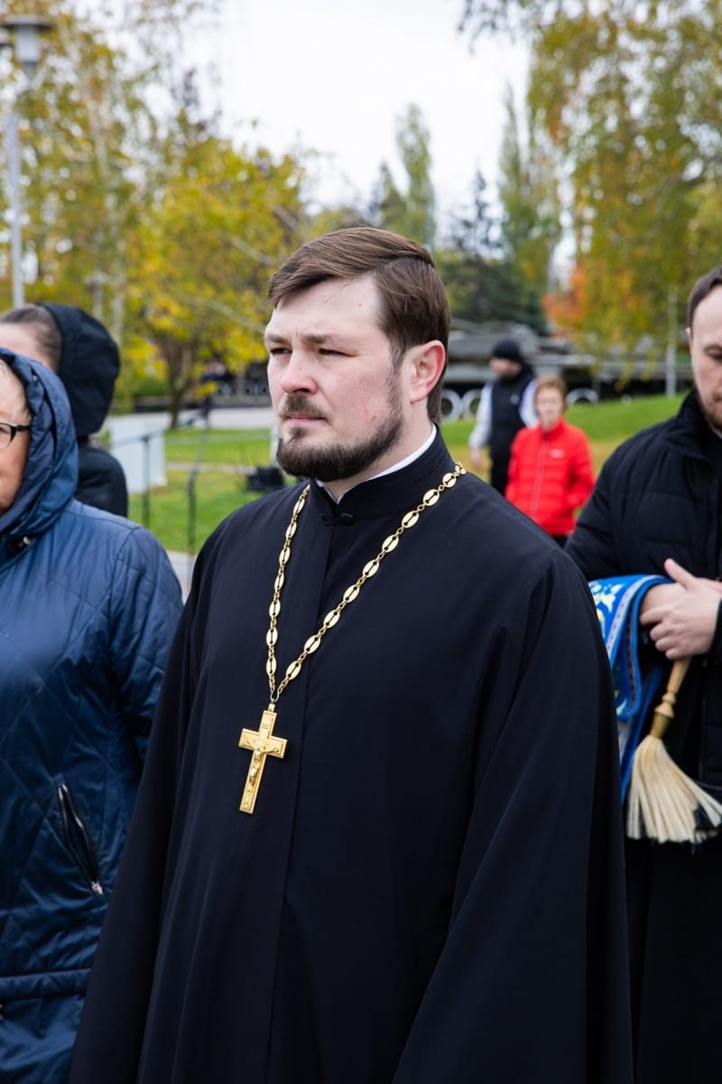 Священник поздравил кадетов с принятием Присяги. Саратовское Северо-Западное благочиние