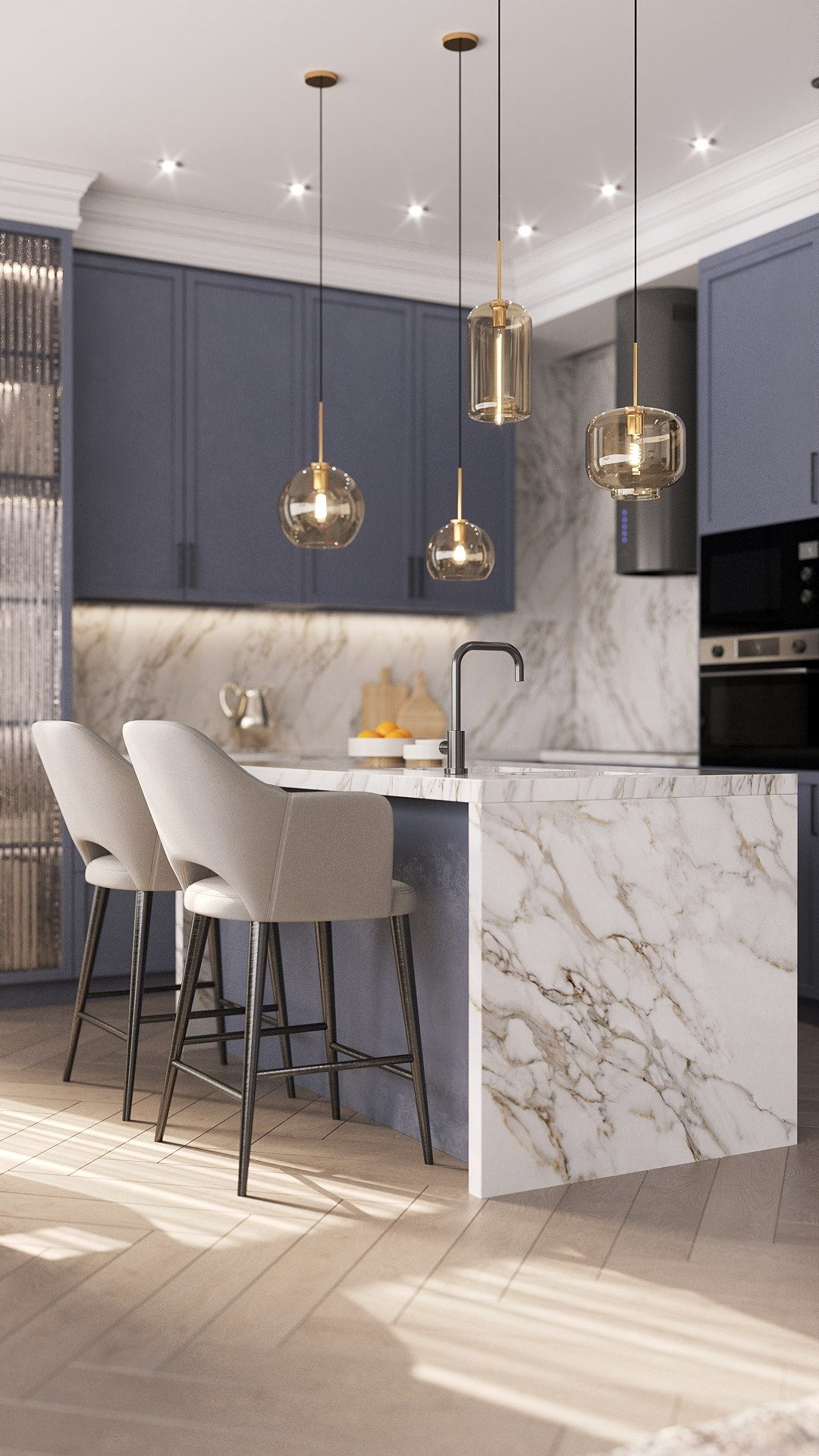 Лесной остров 160 м². БК студия дизайна интерьера