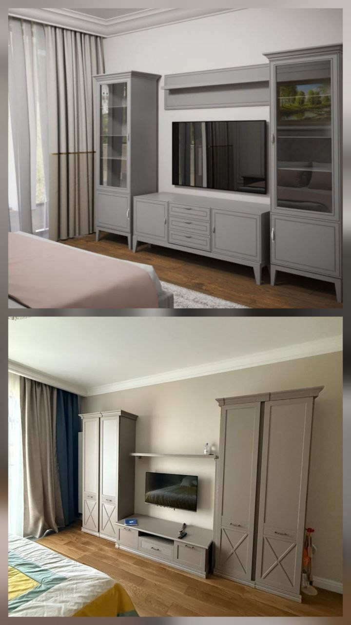 Апартаменты Завидово (визуализация/реальность). Отделка и ремонт жилых и коммерческих помещений под ключ в г. Тверь