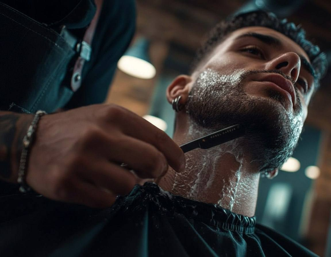 Визуальная концепция для барбершопа. Ekaterina Kiral — Visual Branding & AI Creation