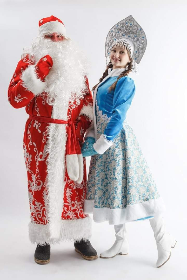 Костюм Деда Мороза и Снегурочки. Пошив театральных и сценических костюмов в СПб
