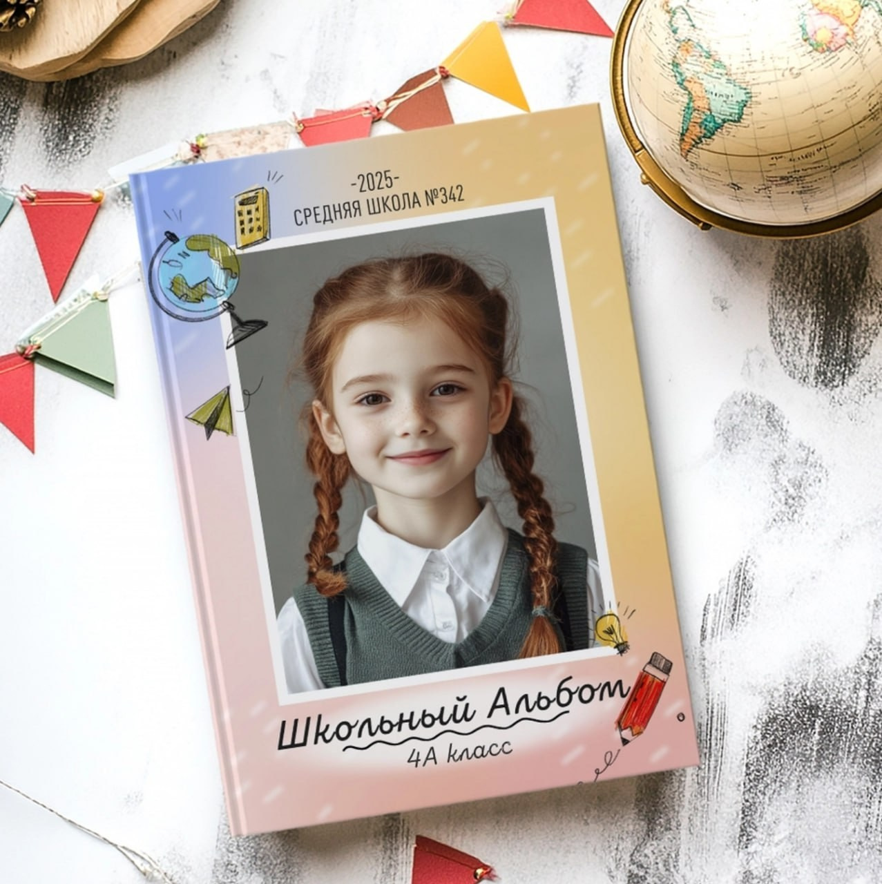 Дизайн альбома 1-4 класс. Семейный и детский фотограф в Туапсинском районе Кузьмичёва Светлана