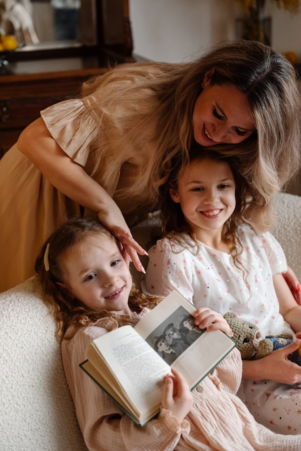 Семейная. Анастасия с дочками. Свадебный и сеейный фотограф в Санкт-Петербурге Елена Худякова