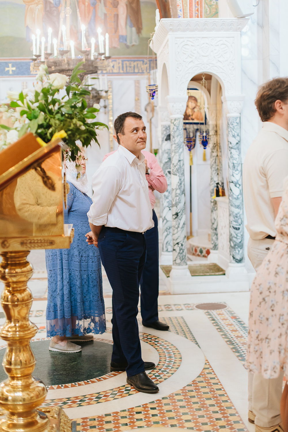 Крестины Настеньки. Храм Покрова в Ясенево. Фотограф на венчание, крещение