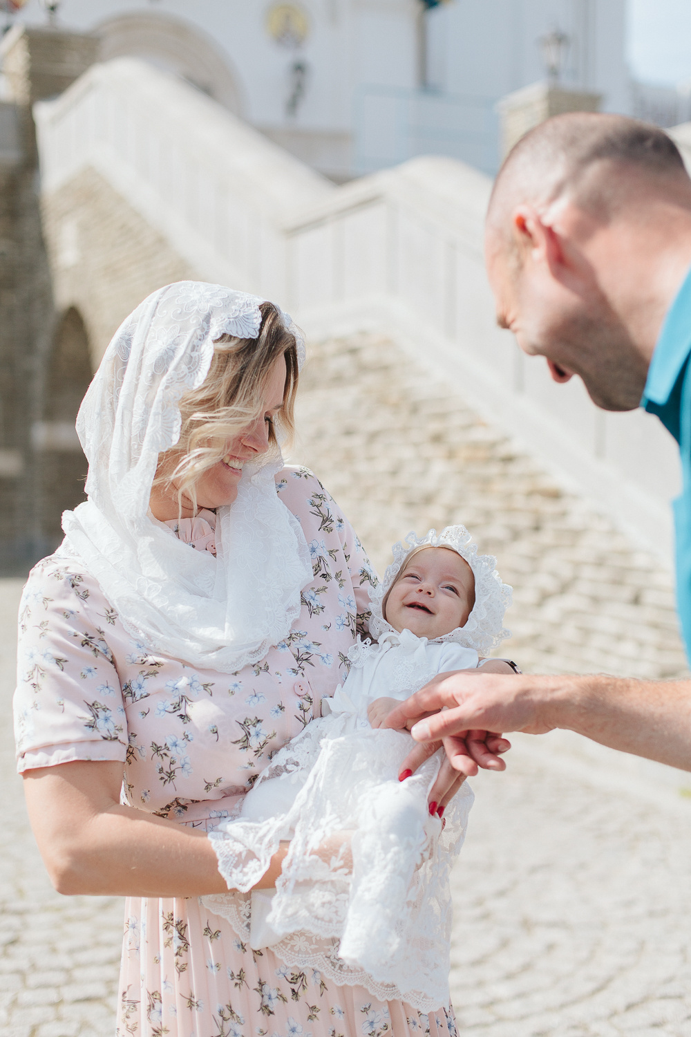 Крестины Настеньки. Храм Покрова в Ясенево. Фотограф на венчание, крещение