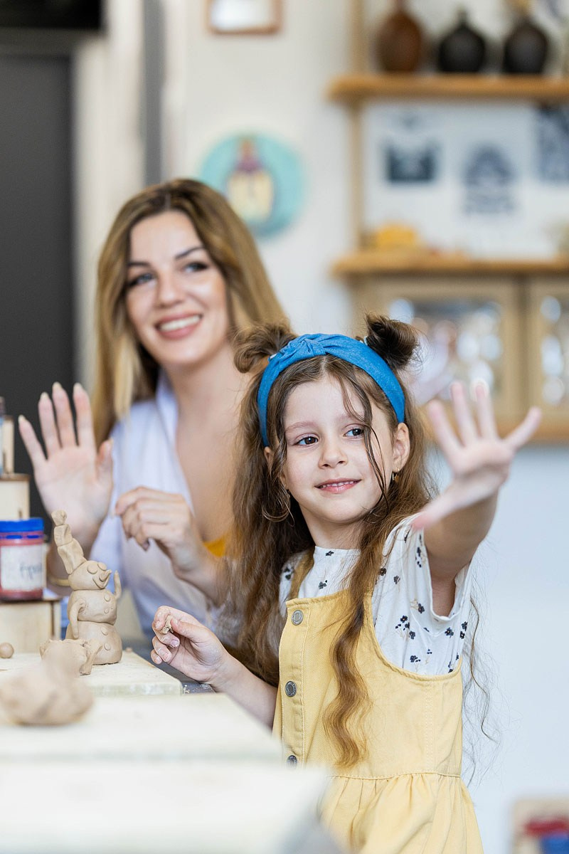 Семейные истории в гончарной мастерской. Детский и семейный фотограф Домодедово