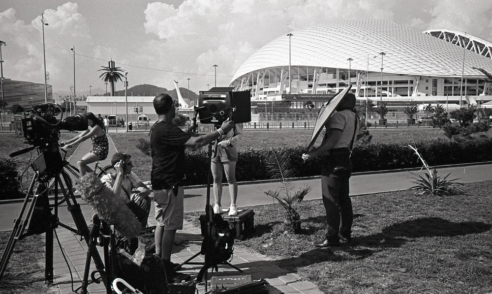 Чемпионат мира по футболу 2018. Сочи, ¼ финала Россия-Хорватия. Elena Nikitina. Photo Artist. Film photography. Prints