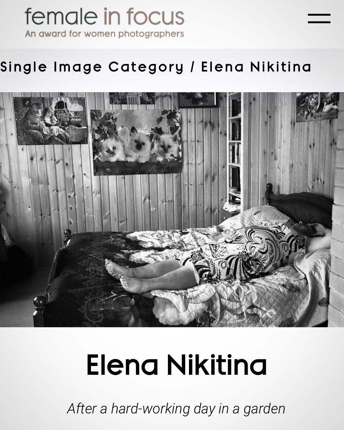 2019 Female In Focus. Елена Никитина. Фотохудожник. Пленочная фотография. Принты