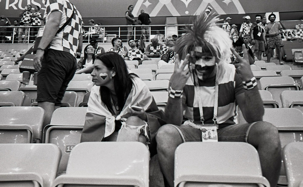 Чемпионат мира по футболу 2018. Сочи, ¼ финала Россия-Хорватия. Elena Nikitina. Photo Artist. Film photography. Prints