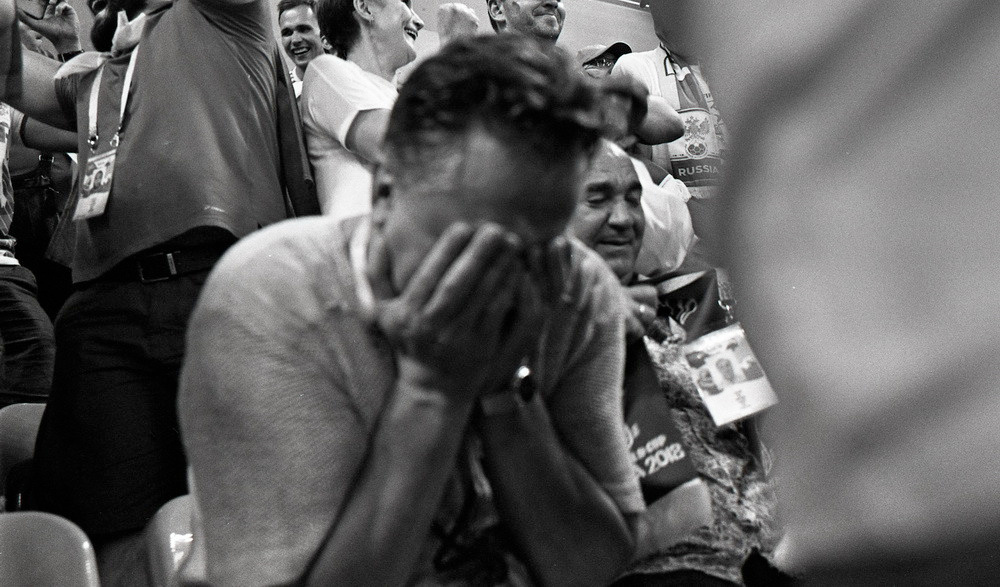 Чемпионат мира по футболу 2018. Сочи, ¼ финала Россия-Хорватия. Elena Nikitina. Photo Artist. Film photography. Prints