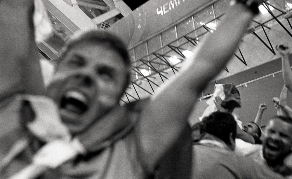 Чемпионат мира по футболу 2018. Сочи, ¼ финала Россия-Хорватия. Elena Nikitina. Photo Artist. Film photography. Prints