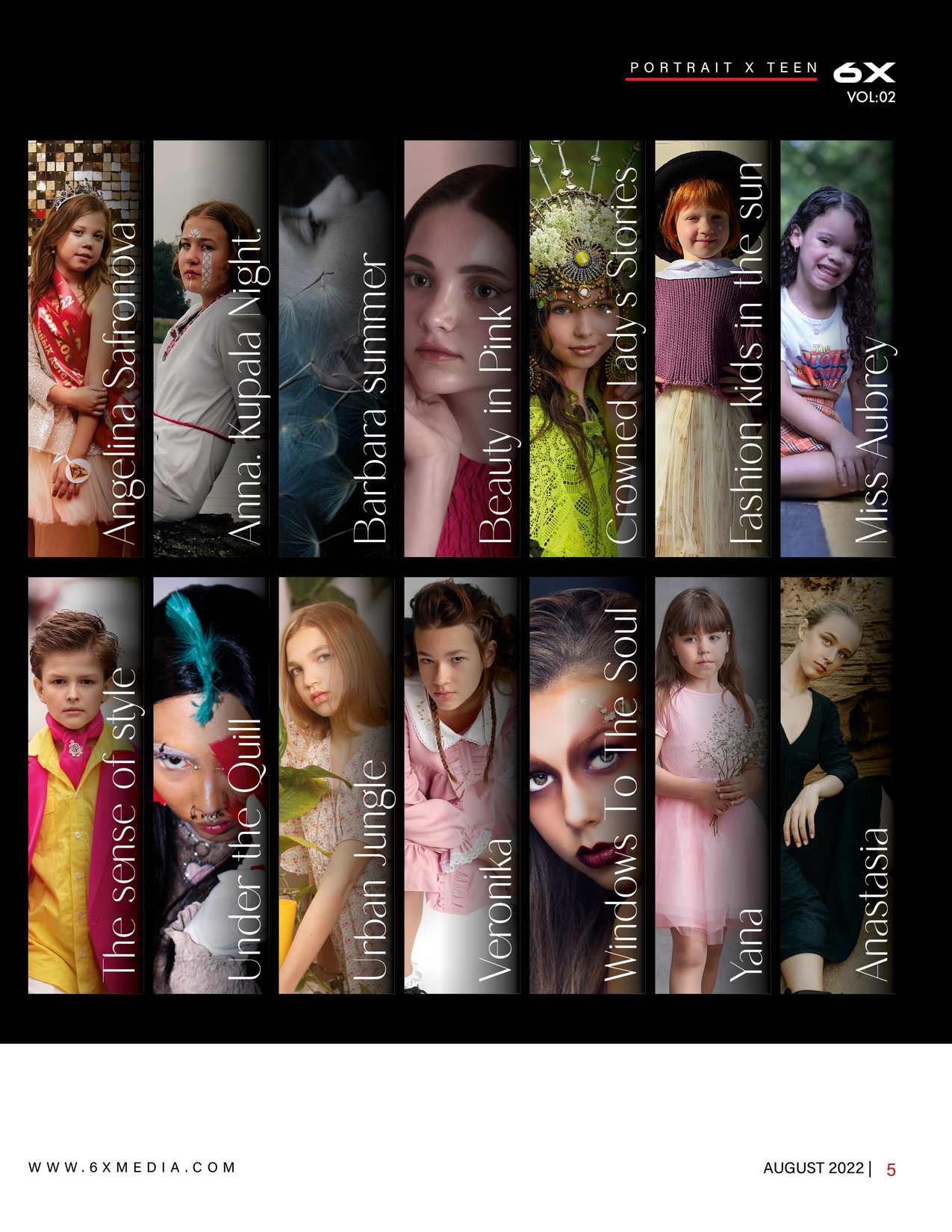 6X TEEN Portrait. Elena Nikitina. Photo Artist. Film photography. Prints