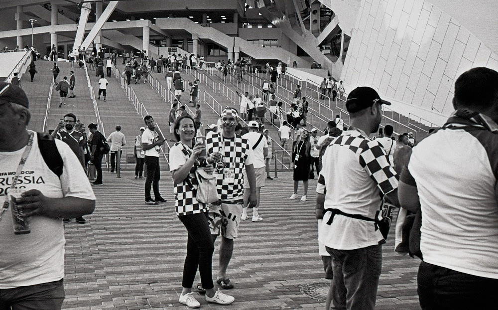 Чемпионат мира по футболу 2018. Сочи, ¼ финала Россия-Хорватия. Elena Nikitina. Photo Artist. Film photography. Prints