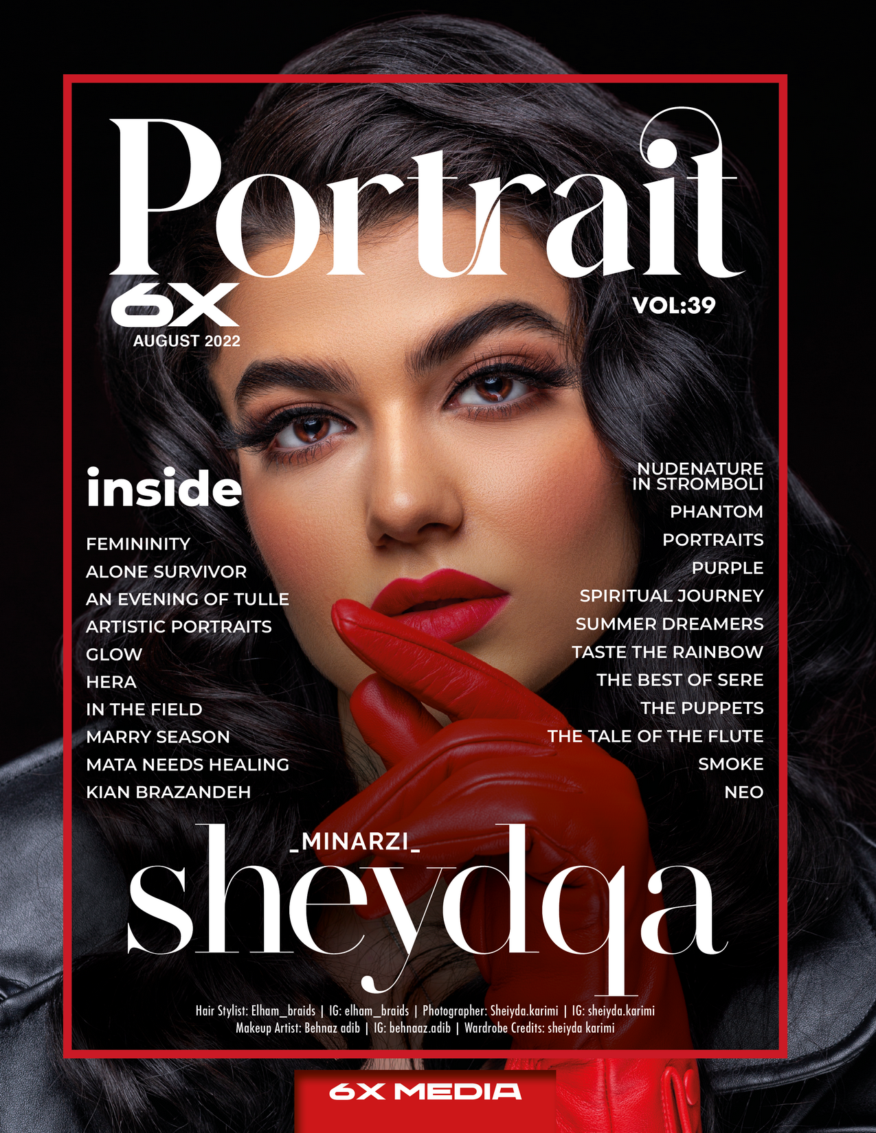 6X Portrait. Елена Никитина. Фотохудожник. Пленочная фотография. Принты